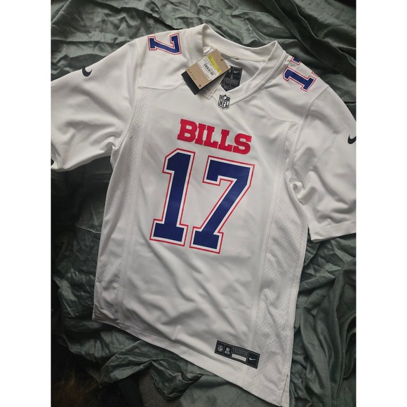 Josh Allen Nike Buffalo Bills White Tundra Football Jersey Mens Small NWT - Picture 3 of 10